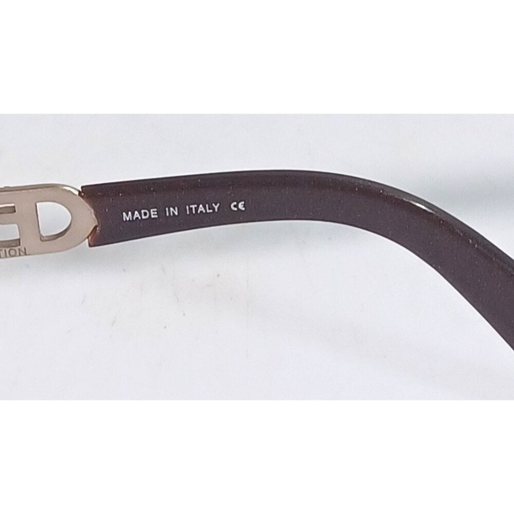 Vintage Fendi Gold Logo Chain Women's Sunglasses With Swarovski Crystals  FS478R - Picture 14 of 16